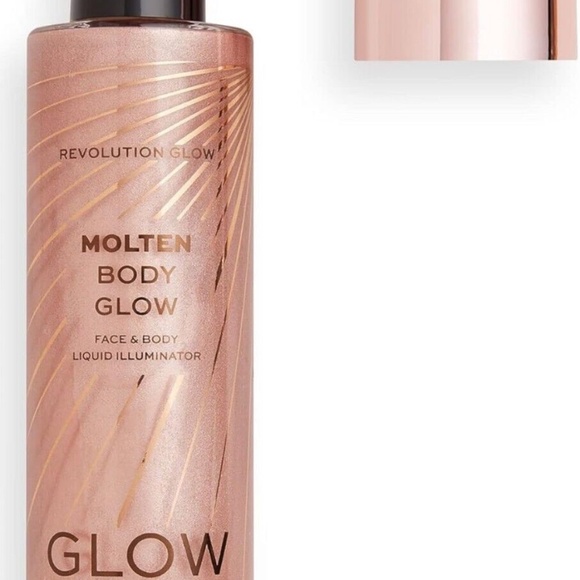 REVOLUTION MOLTEN GLOW ROSE GOLD FACE & BODY ILLUMINATOR BRONZER SEALED NEW! - - Picture 3 of 5